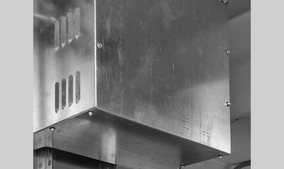 HVAC Metal Casing Close-up HVAC Metal Casing Close-up