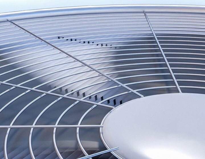 HVAC Fan Close-up HVAC Fan Close-up